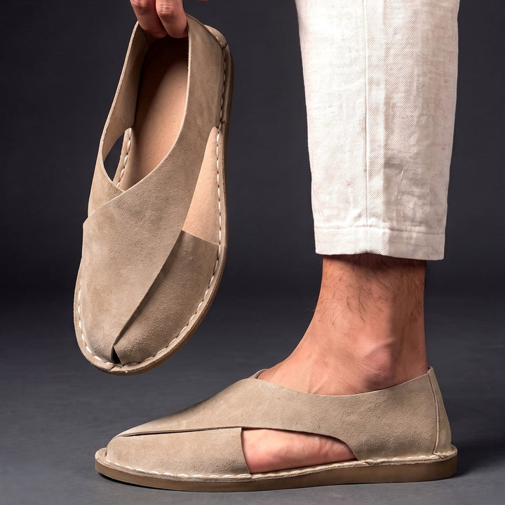 Jasprit - Stylische Mules Aus Wildleder