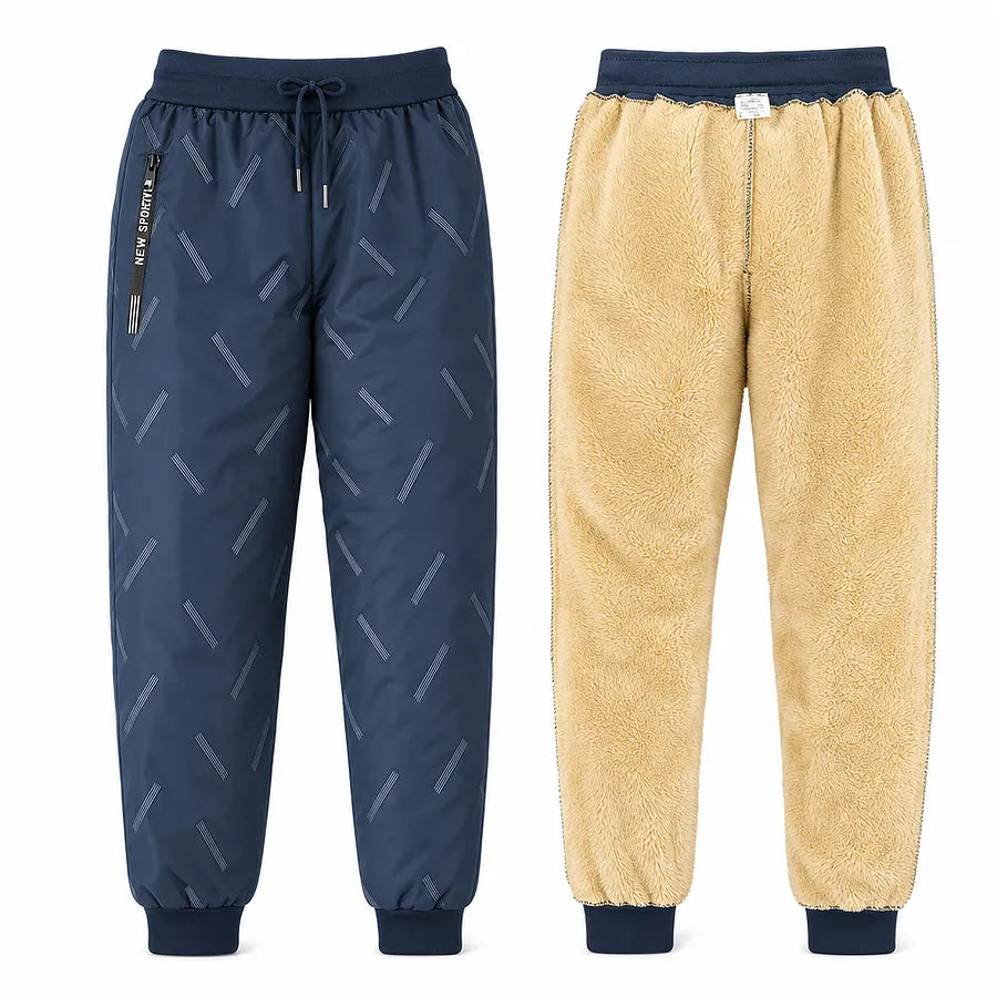 Kervina – Sportliche Hose in Lockerer Passform Mit Sherpa-Futter