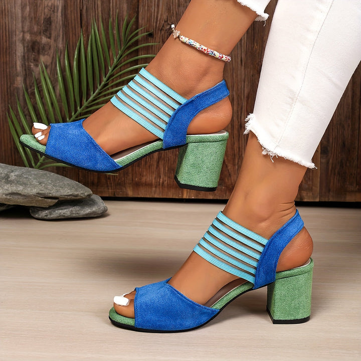 Aretha - Elegante Trendige Schuhe Mit Klobigem Absatz