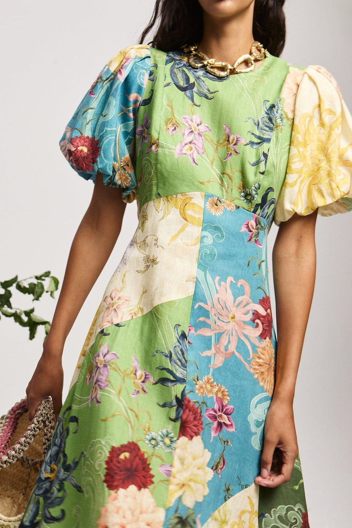 Maileen – Avery Midi Kleid mit Spleißung