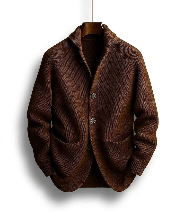 Jirri – Strickjacke Mit Schalkragen Und Knopfleiste