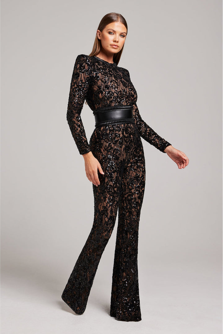 Tonifa - Eleganter Spitzen Jumpsuit