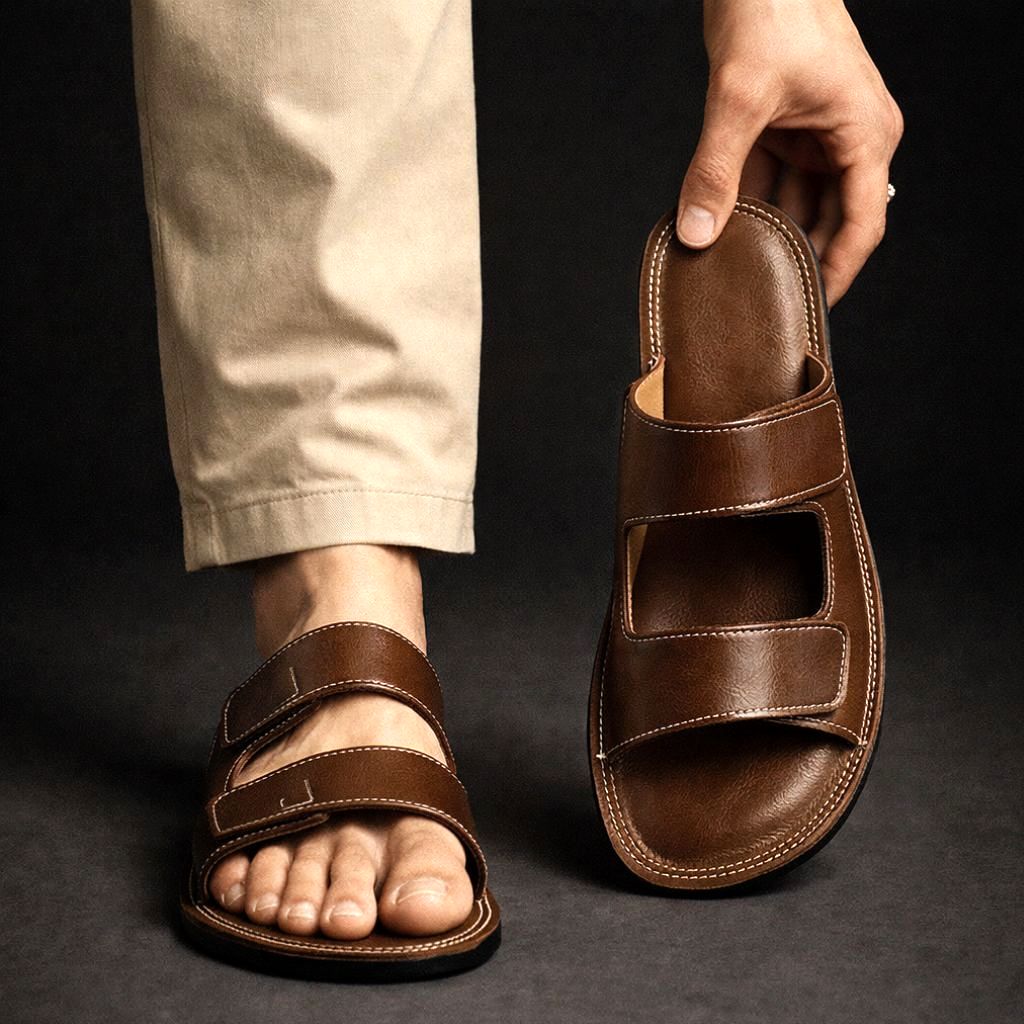 Henrique - Slip-on Sandalen Mit Zwei Riemen