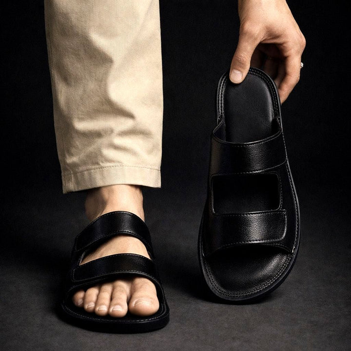Henrique - Slip-on Sandalen Mit Zwei Riemen