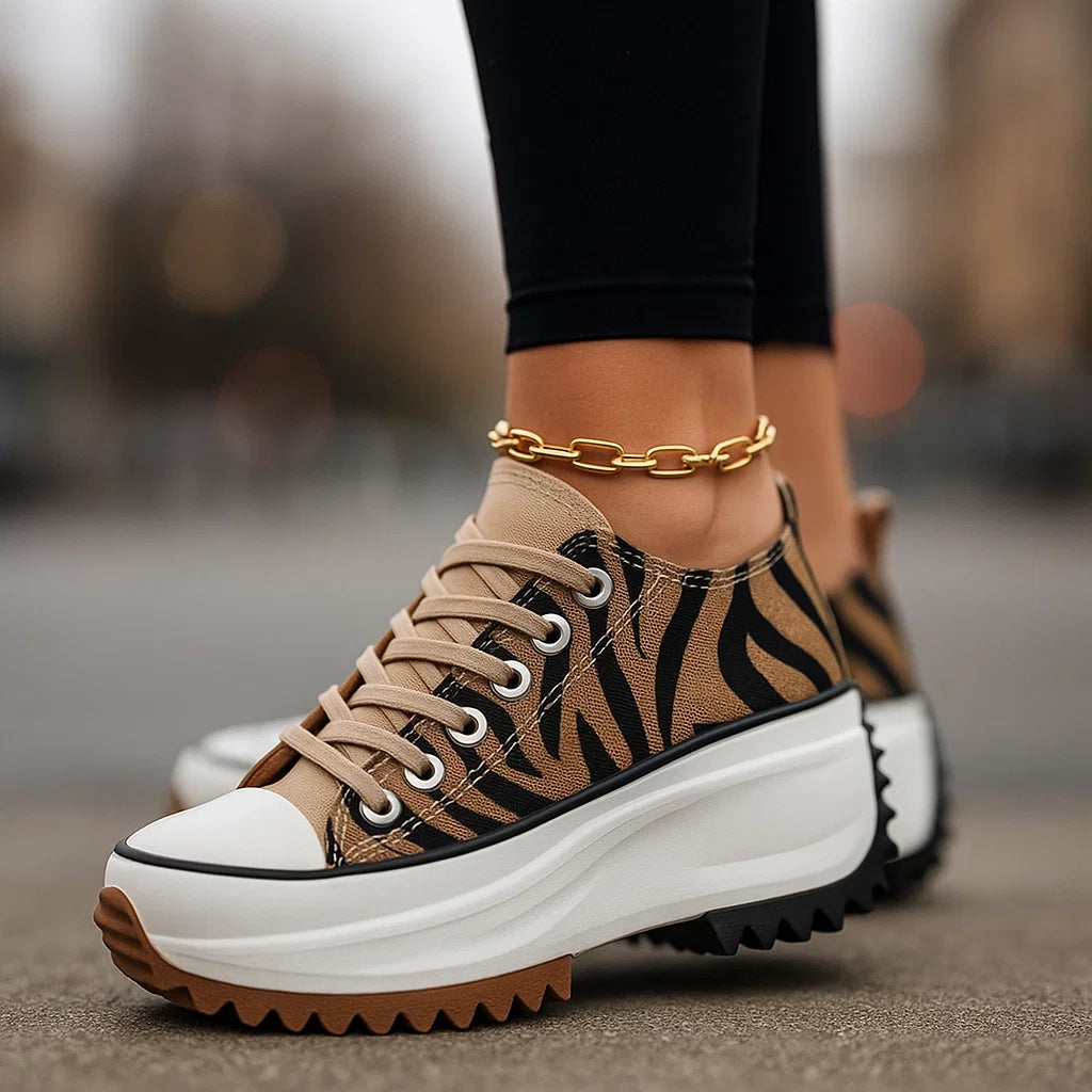 Jianna – Lässige Schnür Turnschuh