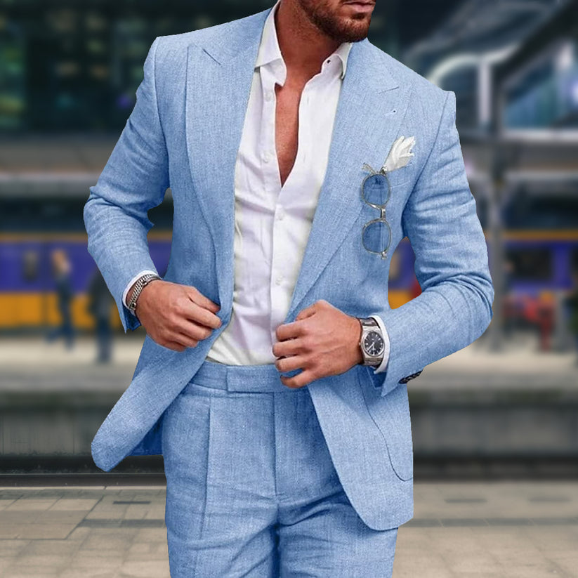 Hilmar - Eleganter Schmale Passform Anzug
