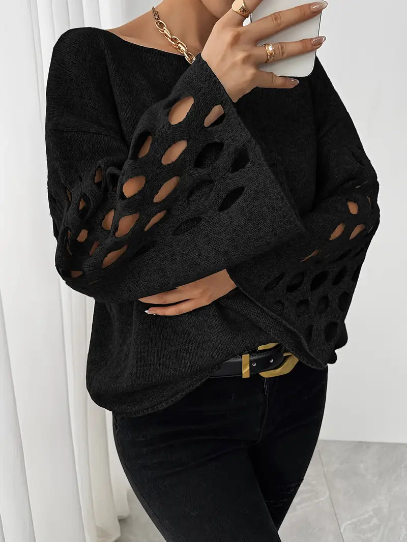 Lanola – Lässiger Pullover Mit Glockenärmeln
