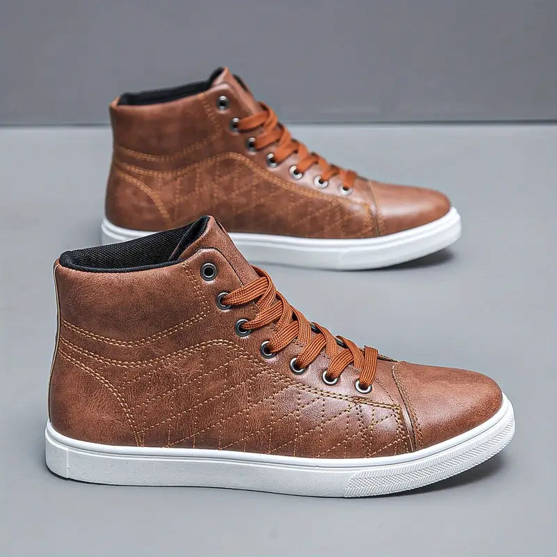 Gayle – Lässig Plaid Mittellang Turnschuh