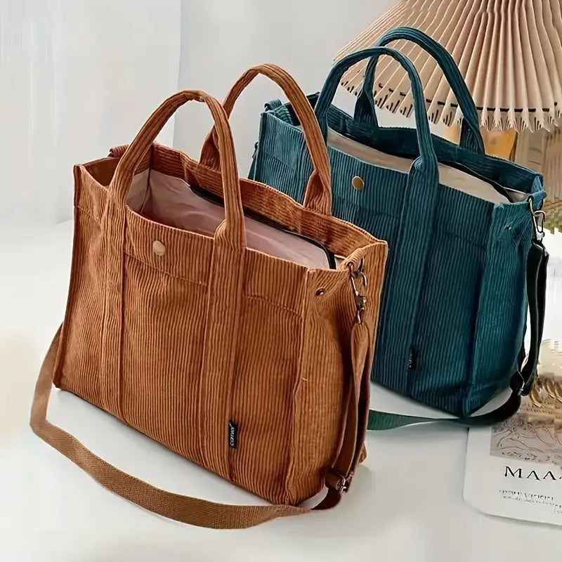 Marella – Oldtimer Inspirierte Cord Trage Tasche