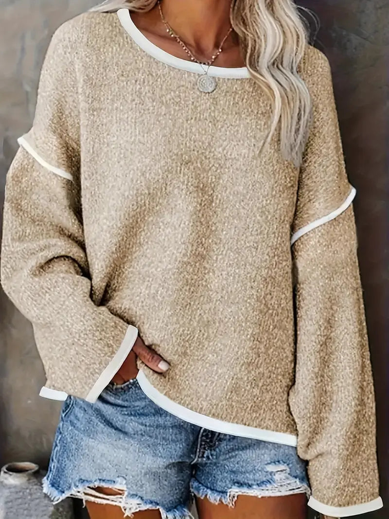 Giselda - Rundhals Strickpullover