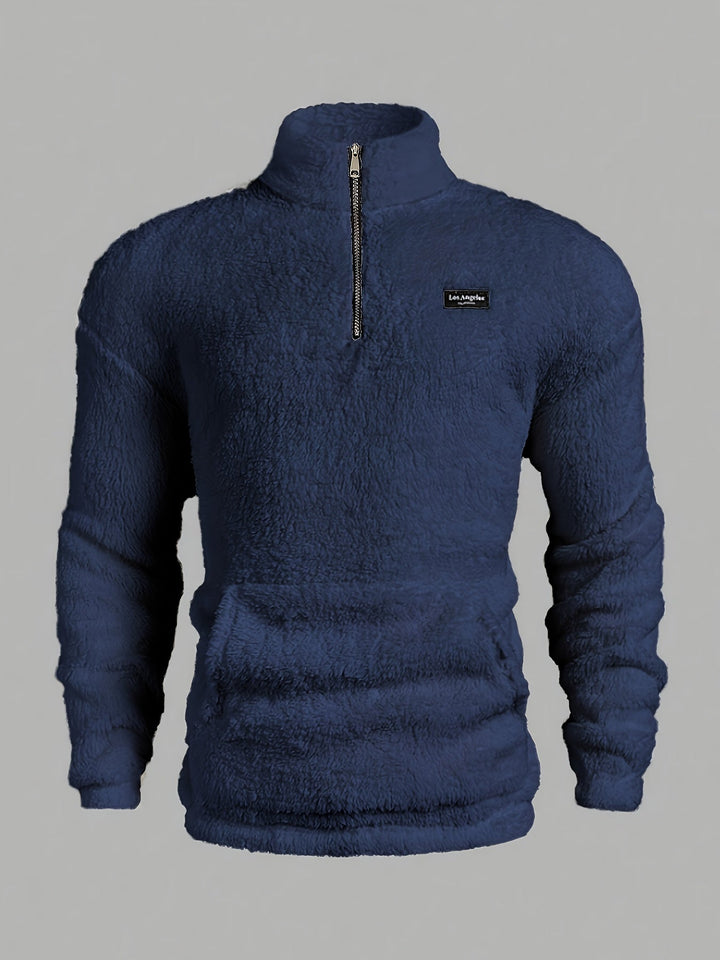 Kamil – Fleece Pullover Mit Halbem Reißverschluss