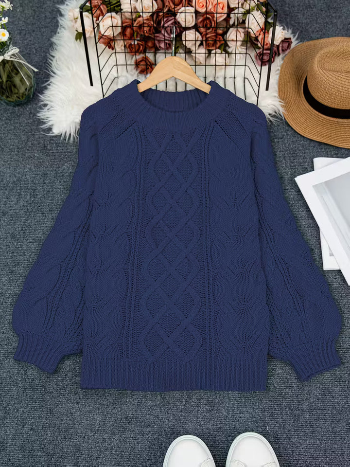 Elayra - Locker Sitzender Strick Pullover