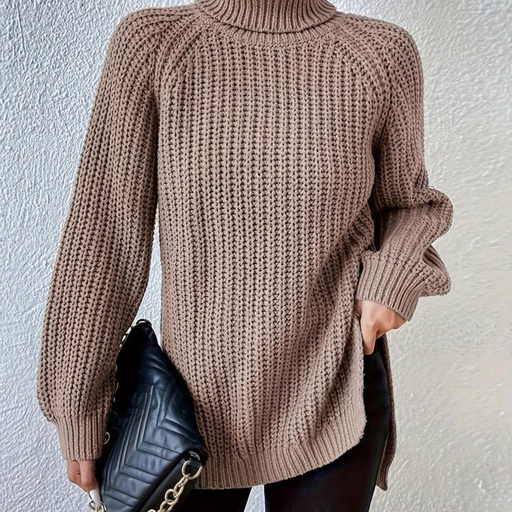 Felina – Langärmeliger Rollkragenpullover Aus Strick