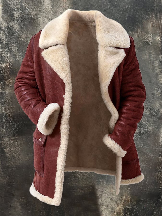 Wojciech – Warme, Dick Gefütterte Plüschjacke