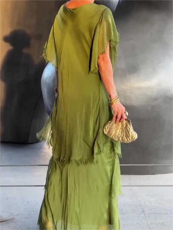 Carlijn - Elegantes Maxikleid mit V-Ausschnitt