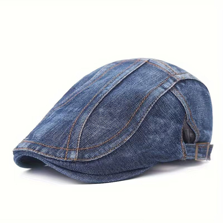 DenimCrown – Lässige Unisex Jeans-Baskenmütze