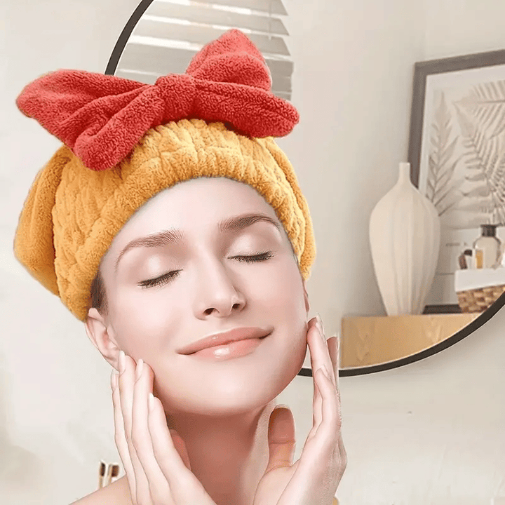 Neues super saugfähiges Haartuch für nasses Haar