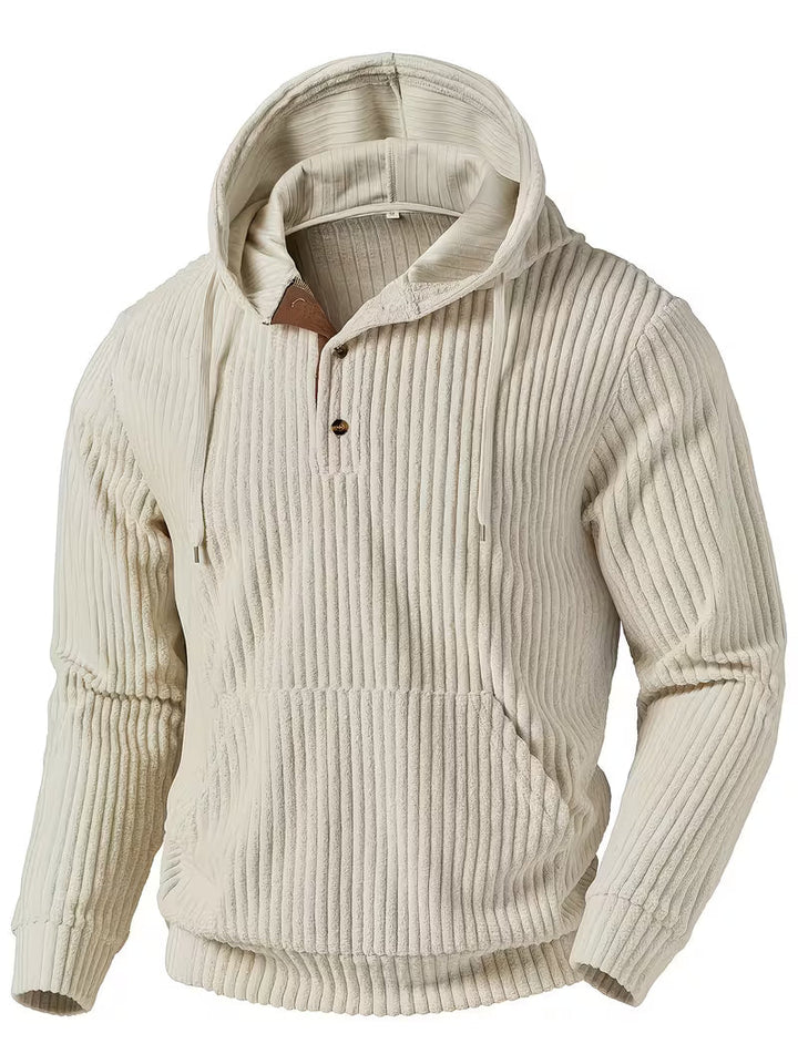 Colman – Elegantes Sweatshirt Mit Kapuze Und Struktur