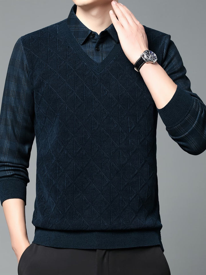 Alan – Langärmeliger Strickpullover