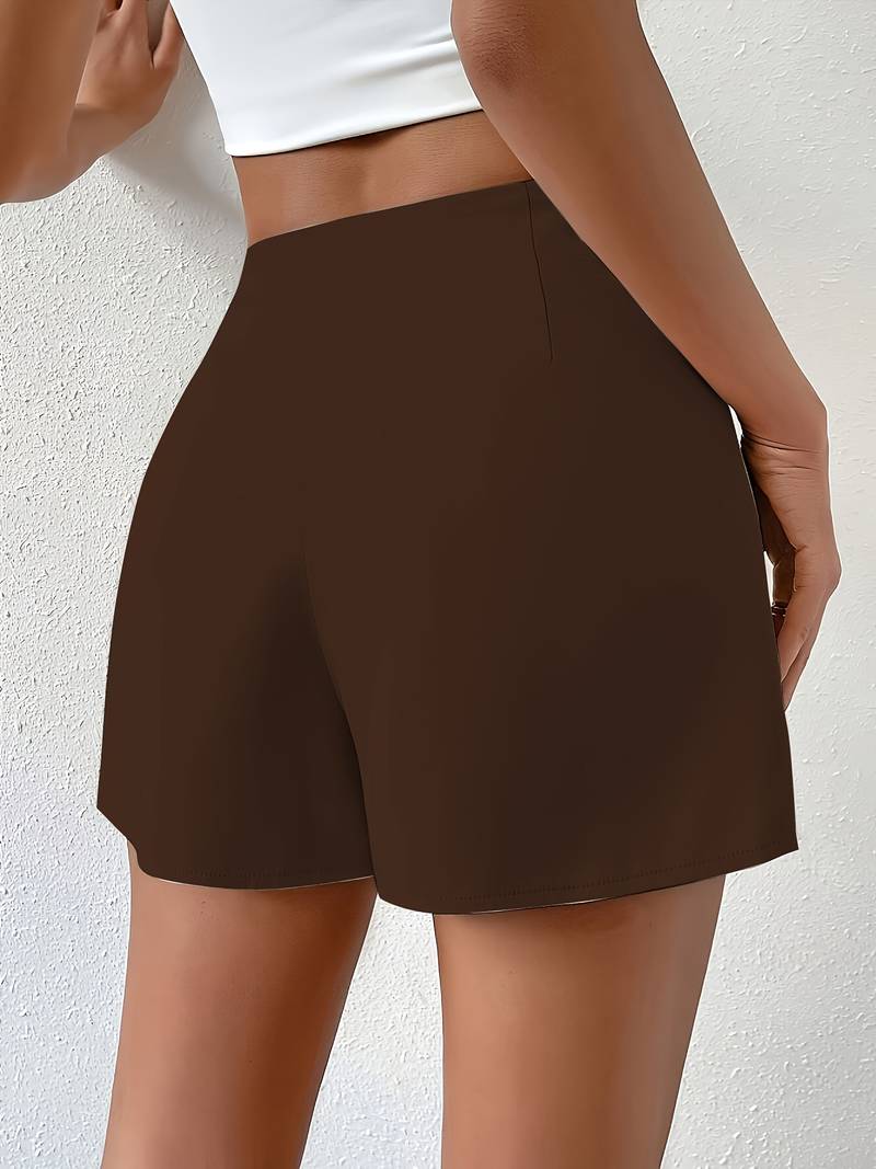 Houda - Hotpants Mit Hoher Taille Und Unregelmäßigem Schnitt