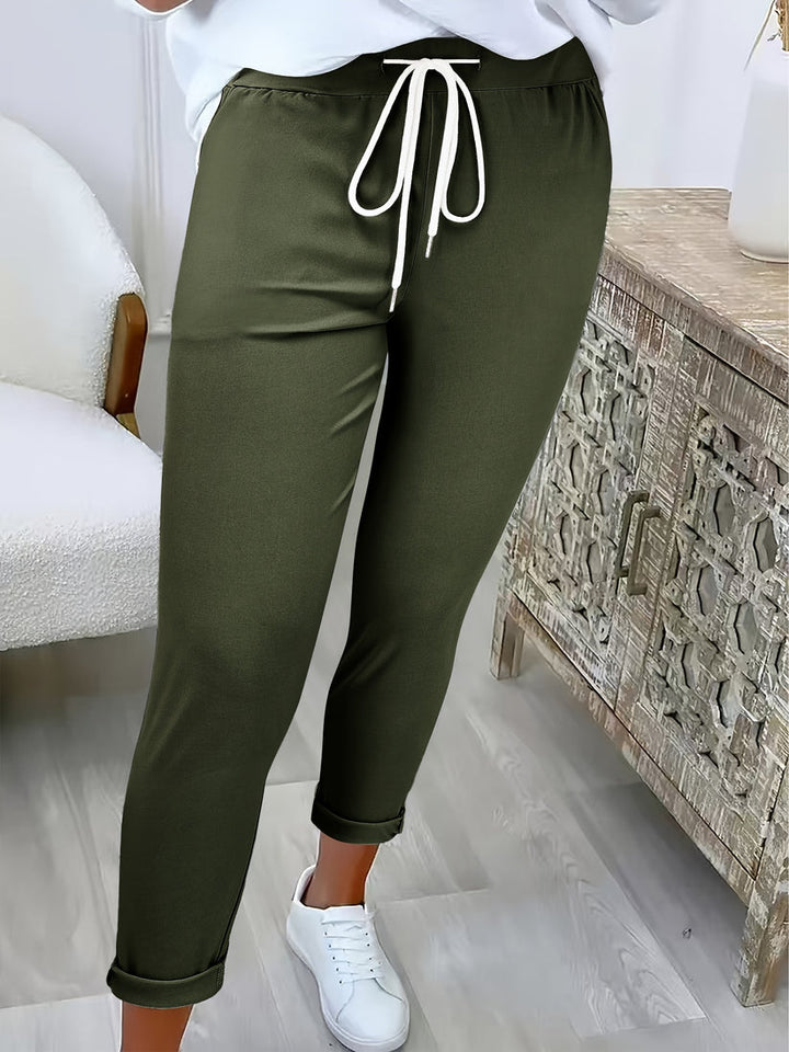 Jaimee - Bequeme Kordelzug Hose