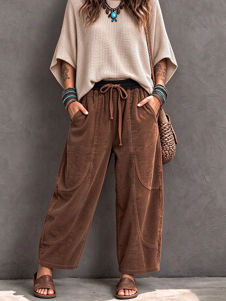 Karisma - Lässige Cordhose Mit Elastischem Bund