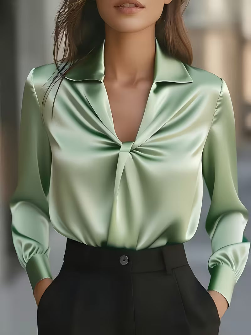 Leylah – Elegante Langarmbluse