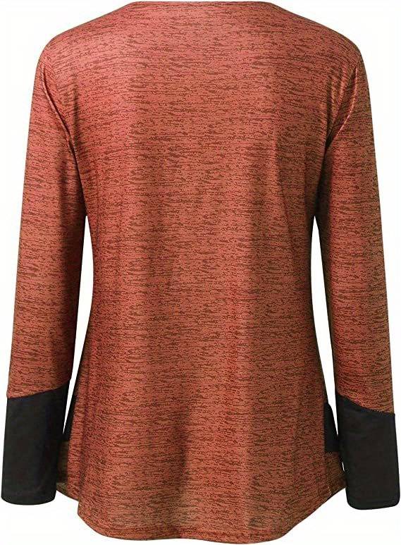 Umangi - Langarm-T-Shirt Mit Knopf