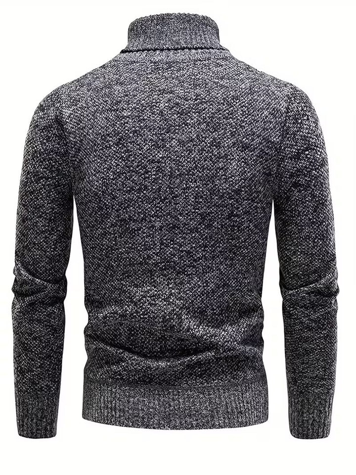 Wessam – Eleganter Strick Pullover Mit Rollkragen