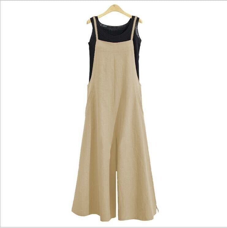Jurina - Lässiger Armelloser Jumpsuit In Übergröße