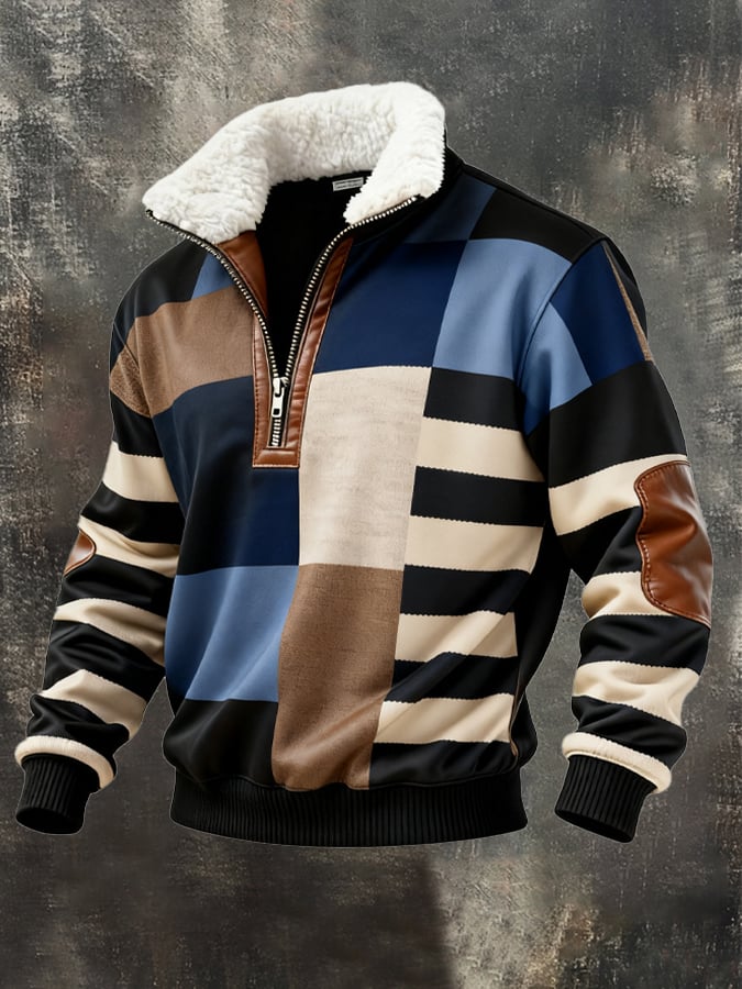 Stoinis – Lässiges Sweatshirt Mit Langen Ärmeln Und Farbblock Drucken