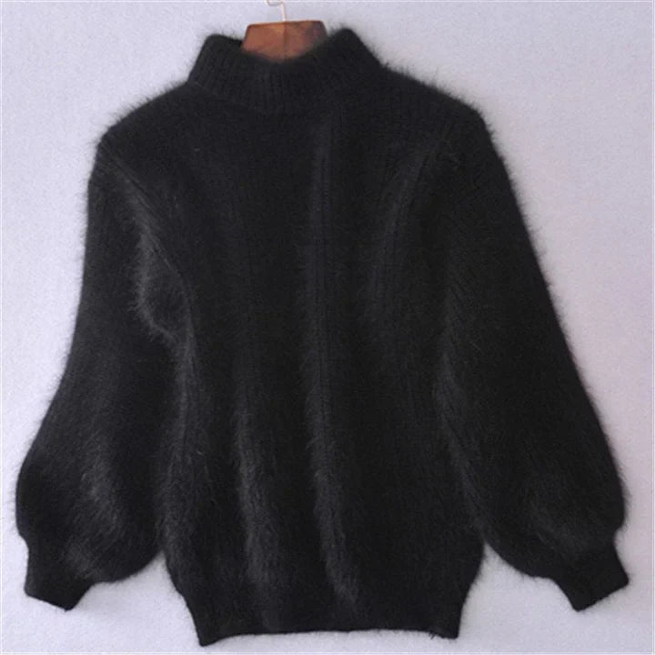 Kanita - Jahrgang-Strickpullover Aus Angora