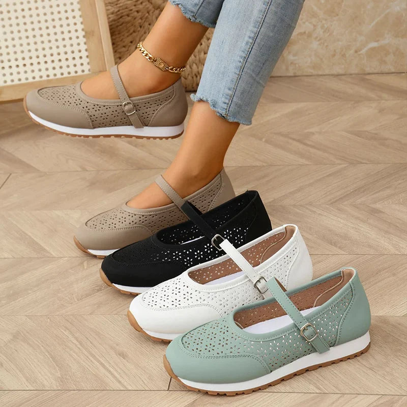 Jewell - Atmungsaktive Orthopädische Lederschuhe