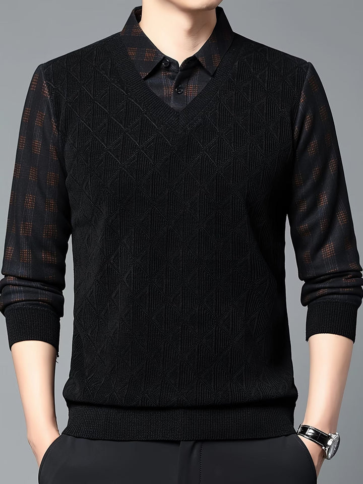 Alan – Langärmeliger Strickpullover