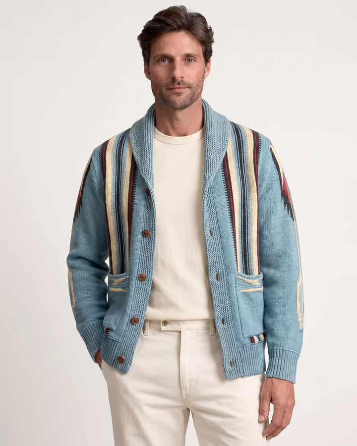 Jonnie – Bequeme Strick-Strickjacke im Schal-Stil