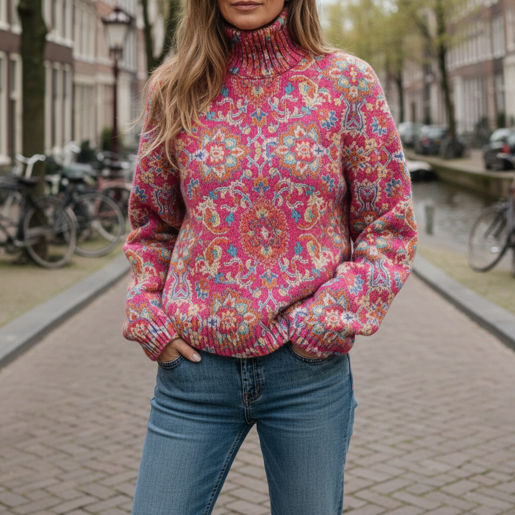 Miraen – Pullover mit langen Ärmeln und Rollkragen