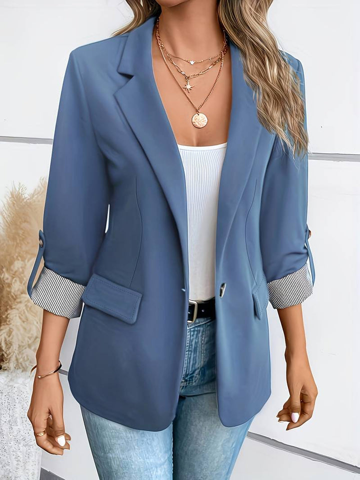 Galiah - Eleganter Zweireiher Blazer Mit Reverskragen