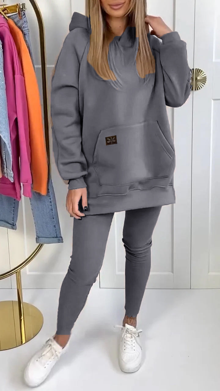 Neija – Leggings und Kapuzenpullover Setz