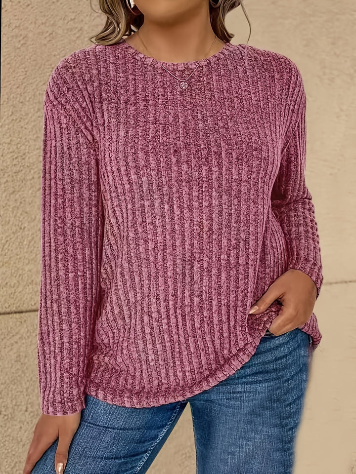 Katiya - Lässiger Locker Sitzender Pullover Mit Langen Ärmeln