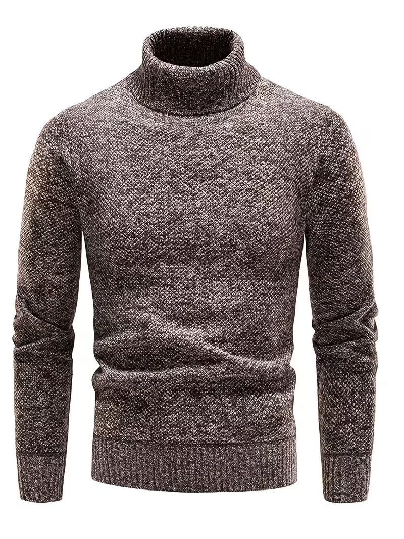 Wessam – Eleganter Strick Pullover Mit Rollkragen