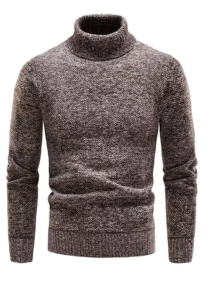 Wessam – Eleganter Strick Pullover Mit Rollkragen