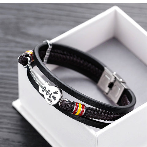 Nebil – Hochwertiges Handgefertigtes  Eeinzigartiges Lederarmband