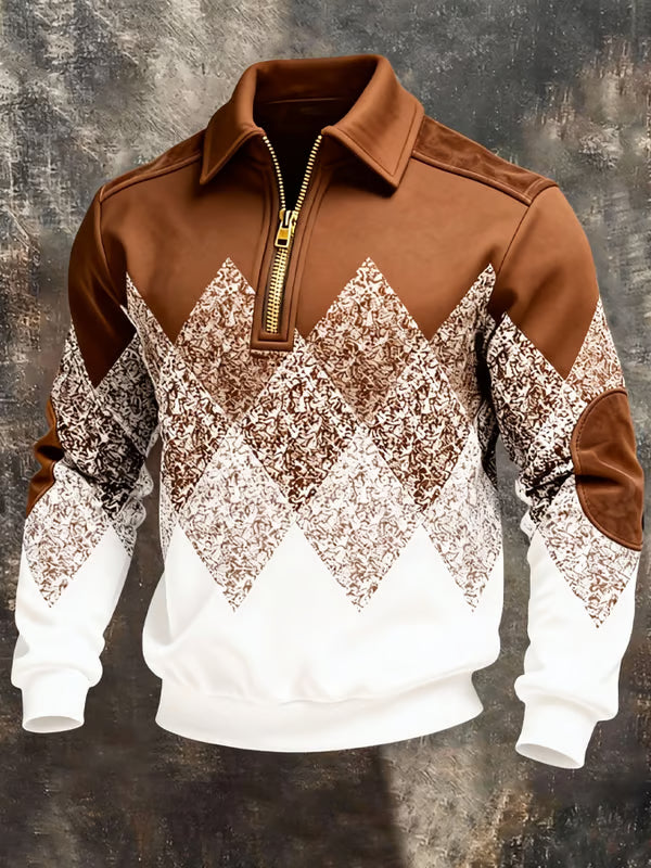 Renshaw - Stylisches Sweatshirt Mit Reißverschluss