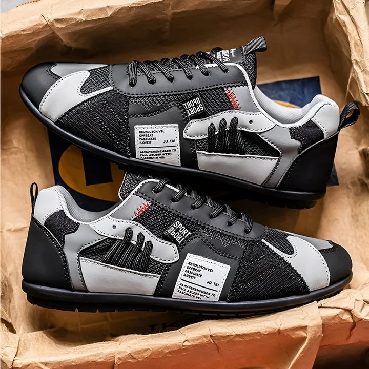 Yussuf - Lässige Sneaker Mit Strukturierten Seiteneinsätzen