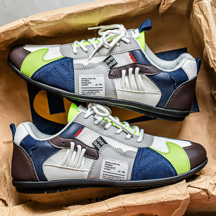 Yussuf - Lässige Sneaker Mit Strukturierten Seiteneinsätzen