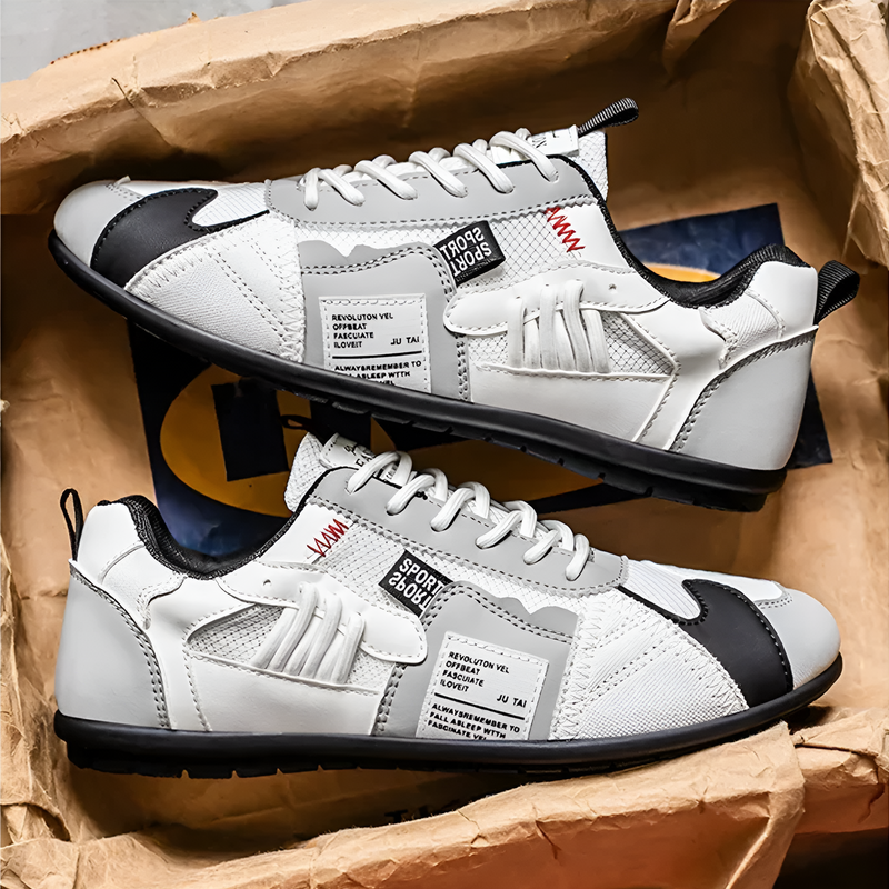 Yussuf - Lässige Sneaker Mit Strukturierten Seiteneinsätzen