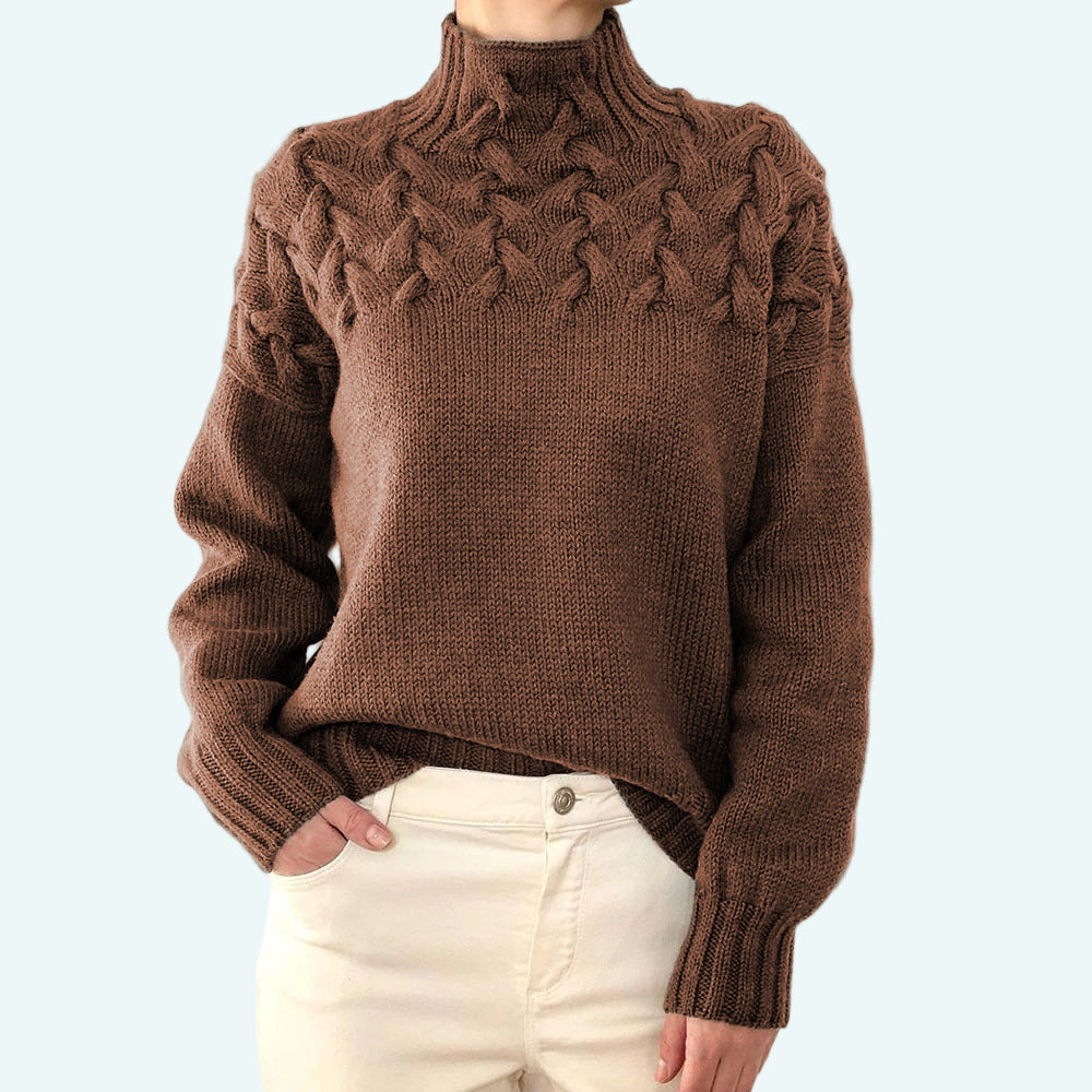 Farrah - Eleganter Strickpullover Mit Rollkragen