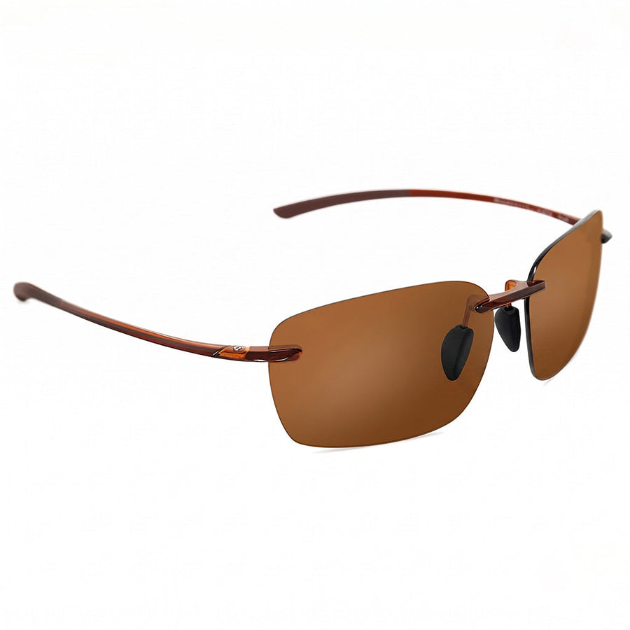 Zenvora – Moderne, Rahmenlose, Rechteckige Spiegel-sonnenbrille