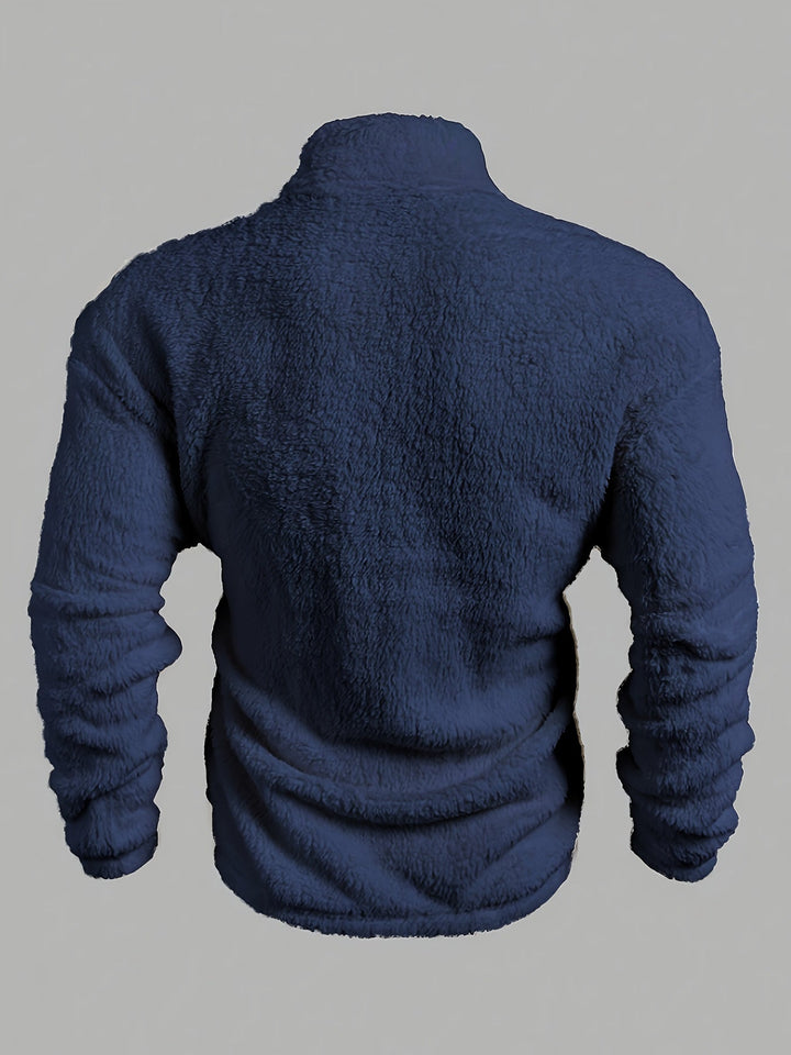 Kamil – Fleece Pullover Mit Halbem Reißverschluss