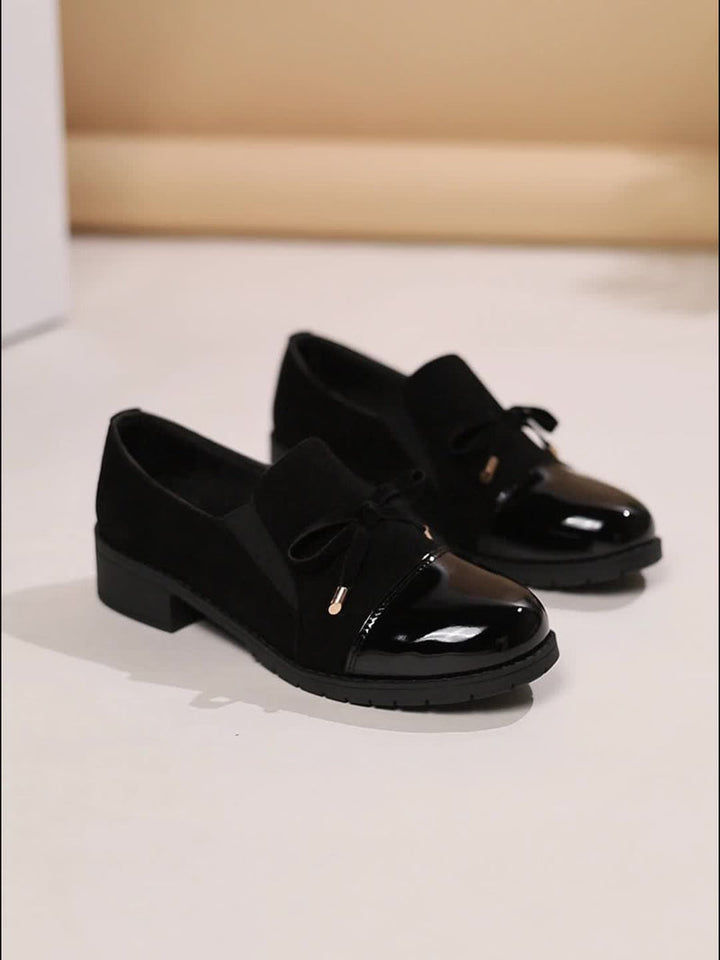 Virna - Elegante Rutschfeste Loafers Mit Schleife